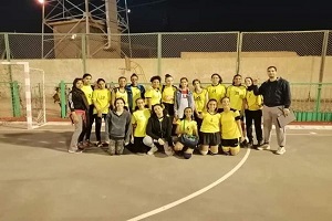 وصول فريق تحت ١٤ سنة بنات للدور قبل النهائي بدوري منطقة القاهرة لكرة السلة