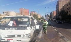 رفع كفاءة منظومة النظافة بنطاق الحي