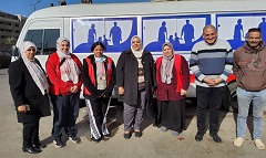 إطلاق حملة تنشيطية مجانية أمام مبنى حي شرق مدينة نصر الطبية 