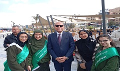 محافظ القاهرة يتفقد مكتبة " اقرأ نون السحار " بمدينة نصر