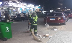 رفع كفاءة منظومة النظافة بنطاق الحي