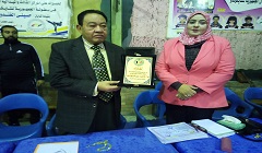 تكريم فريق الكونغ فو بمركز شباب روض الفرج