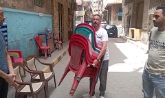 حملة مكبرة مشتركة لرفع الاعلانات المخالفة والاشغالات 