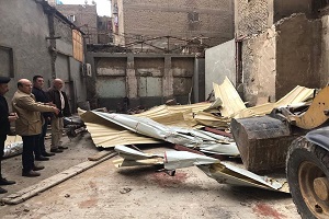 إزالة في المهد لأعمال مخالفة بالحي