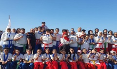 فريق التايكوندو بالجزيرة يحقق نتائج متقدمة بالبطولة الشاطئية المفتوحة ببورسعيد