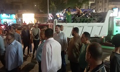 تسيير الحركة المرورية بكافة أحياء العاصمة 