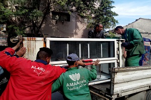 حملة مكبرة بميادين وشوارع الحي