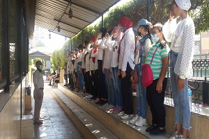 مركز شباب روض الفرج يقيم معسكر كشفي