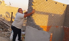 متابعة ايقاف اعمال بناء مخالف بنطاق الحي  