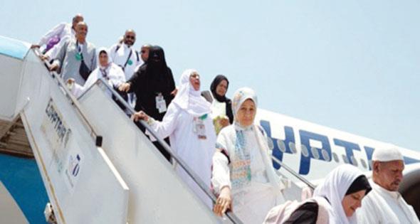 اليوم ..... انطلاق أولى رحلات الحج بمطار القاهرة