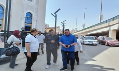 متابعة سير العمل وتفقد مستوى النظافة بنطاق الحي  