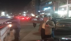 تطبيق قرارات ترشيد الانارة ورفع الاشغالات المخالفة بالحي