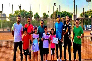 مركز شباب الجزيرة يحصل على المركز الأول ببطولة التنس الأرضي
