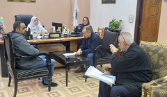 اجتماع رئيسة الحي بالمواطنين