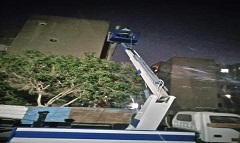 مراجعة منظومة الإنارة بمنطقة مساكن سوزان 