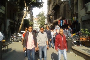 حملة لرفع الإشغالات بشوارع التوفيقية وزكي