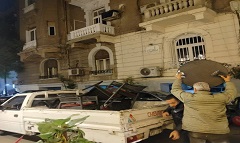 حملة لرفع اشغالات بنطاق الحي