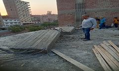 حملة لإيقاف أعمال بناء مخالف للقانون وإزالته في المهد