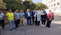 رئيس الحي يتفقد سير امتحانات الثانوية العامة