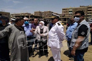 استرداد مساحة ٣٨٠٠٠ متر مربع بجمعية صقر قريش بالمعادى 