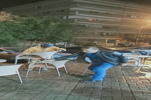 حمله لرفع الاشغالات بجميع أشكالها بالحي