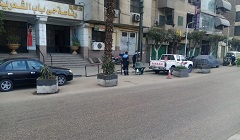 متابعة أعمال النظافة بشوارع الحي