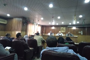 اجتماعاً تنفيذياً للسيد رئيس الحي يناقش عدة إستعدادات هامة