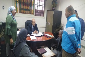 لقاء رئيس الحي بالمواطنين