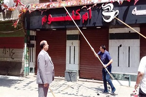 حملات على الكافيهات المخالفة بالحي