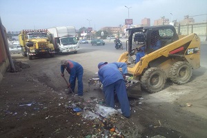 نظافة طريق الأوتوستراد ونقاط القمامة المتراكمة