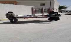 رفع الاشغالات بمدخل شق الثعبان