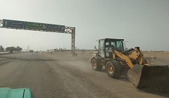 حملة لرفع كفاءة مستوى نظافة الطرق وإزالة الاشغالات