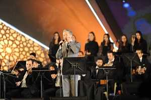 مروان خوري يفتتح حفله بمهرجان الموسيقى العربية