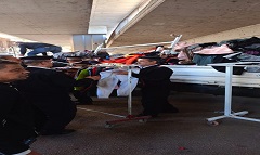 حملة لرفع الإشغالات من شوارع الحي