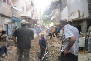 حملة إشغالات مكبرة في حي دار السلام