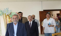 رئيس الحي يفتتح فصول جديدة لمحو الاميه