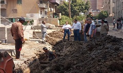 إحلال وتجديد مشروع صرف صحي بنطاق الحى 