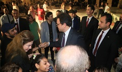 وزير الثقافة يشهد بروفات حفل افتتاح الملتقى الدولي لفنون ذوي القدرات الخاصة "أولادنا"