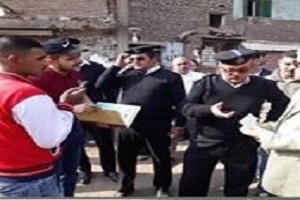 حملة مكبره لإزالة التعديات على حرم السكة الحديد بالبساتين