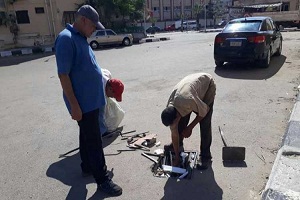 الإستعداد المكثف لموسم الأمطار بالحي