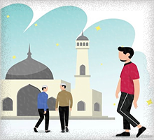 الذهاب لصلاة العيد من طريق والرجوع من طريق آخر