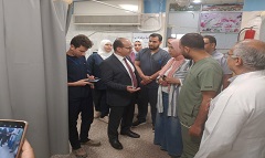 رئيس قطاع الشئون الصحية بالقاهرة في زيارة مسائية مفاجئة لمركز طبي المقسي