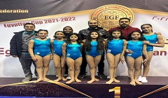 شباب الجزيرة يحصد ١٣ ميدالية متنوعة ببطولة الجمهورية للجمباز للانسات