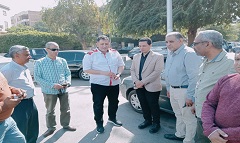 متابعة الاعمال اليومية بنطاق الحي 