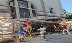 إزالة باكية مخالفة بشارع الضبطية 