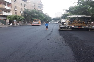 رصف شارع سامي البارودي