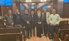 مرور رئيس الحي على الكنائس بنطاق الحي