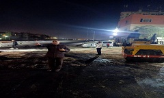 استكمال رفع كفاءة الطرق بشارع الجزائر