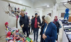 افتتاح معرض ملابس لمؤسسة مودة مساجد آل البيت تنمية وتطوير 