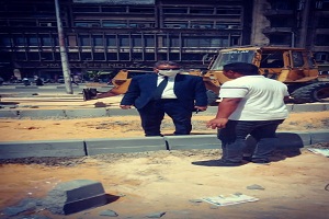 تطوير ساحة انتظار السيارات وحملات مستمرة لرفع الاشغالات بنطاق الحي